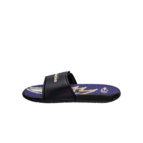 Image of FOCO Men's NFL Team Logo Sport Shower Foam Slide Flip Flop Sandals