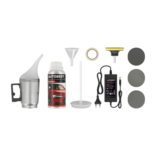 Autobest Kit rénovation de Phare par polymérisation - rénovation Durable des optiques ternis ou jaunis