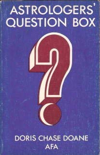 Paperback Astrologer's Question Box Book