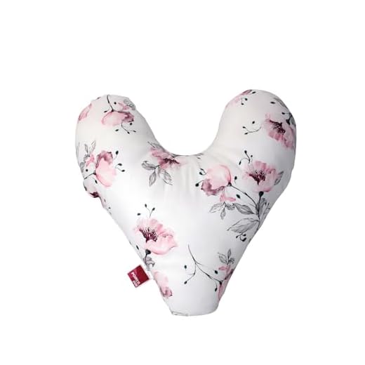 POWER INN Brustkissen Hope ca. 32x34cm | Herzkissen als Schmerzlinderung nach Mastektomie | weiches Unterarm- oder Achselkissen | 100% Baumwolle (Hellblau - Buchstaben)