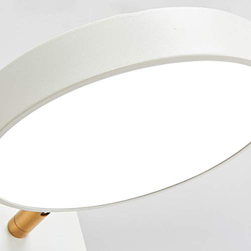 Foco de pared moderno blanco para salón con interruptor ajustable 3