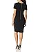 Calvin Klein Women's Short Sleeved Princess Seamed Sheath Dress (Standard and Petite), Black Noir, 8