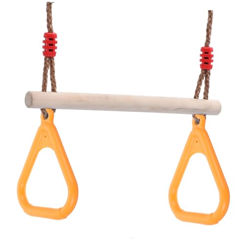 Anillas triangulares para gimnasia LIOOBO 2 piezas naranjas miniatura 5