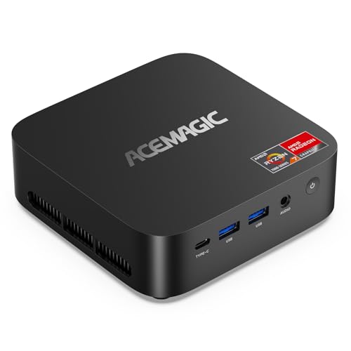 Image of ACEMAGICIAN K1 Mini PC Ryzen 7 7730U(Upgraded 5800 /5700U) 16GB DDR4 512GB SSD Mini Computers(up to 4.5Ghz), Light Gaming PC Desktop 4K Triple Display Mini Desktop Bluetooth /WiFi6 /Office