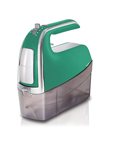 Hamilton Beach 6-Speed Mixer with Snap-On Case in Green