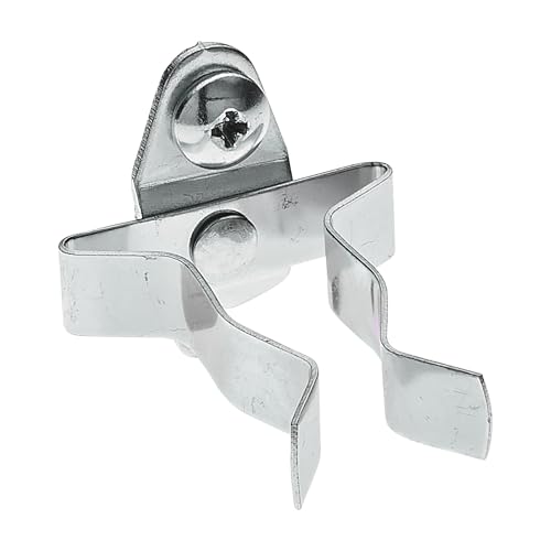 Wideskall Heavy Duty Metal Gaint Spring Grip Clamp Tool Hanger Wall Orgainzer For Garage Closet Brooms And Mops Wall Mount Holder Pack Of 6