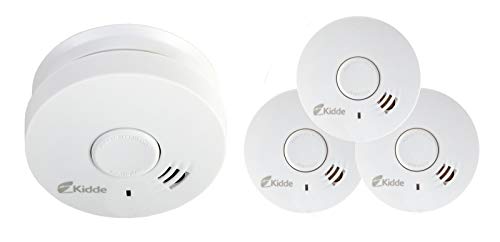 3X Kidde 10Y29 Détecteur de Fumée - Photoélectrique Optique 10 Ans (Vie et Garantie) Batterie Scellée