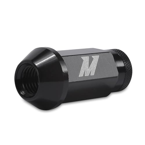 Image of Mishimoto Aluminum Locking Black Lug Nuts Set, M12x1.5, 20 Pieces