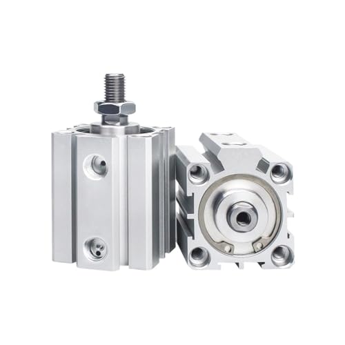 Vérin pneumatique SDA25-10 magnétique compact pour automation - 2