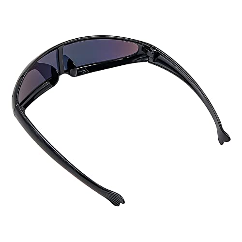 CENPEK 2 PCS Futuristic Sunglasses Black Frame Gold Mercury Tablet for Cosplay Slim Cyclops Adult Party - Image 3
