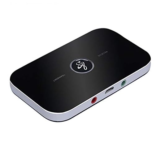 DISSURE 2 tum 1 trådlös Bluetooth-sändare dongle-mottagare A2DP för TV Stereo 3. 5 mm ljudadapter för PC, TV, hemma-stereo eller MP3-spelare
