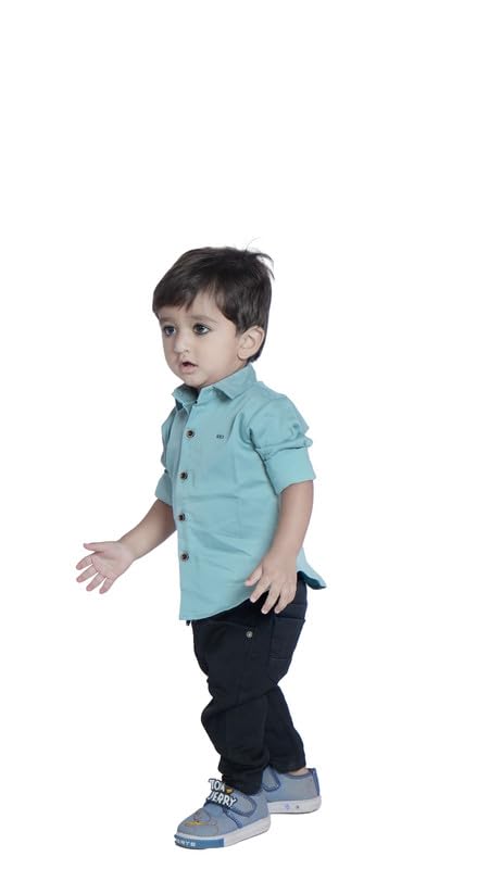 RX3 Baby Boy’s Fabric Shirt/Kids Shirt/Casual Cotton Shirt for Kids/Slim Fit – Long Sleeve