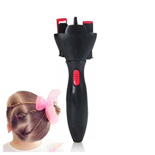 Kavolet Automatic Hair Braider, Electric Quick Twist Hair Machine, 360 Degree Rotation & One-Click Control, Smart Rollers Hair Braider Tool for Girl DIY Hair Tangling Styling