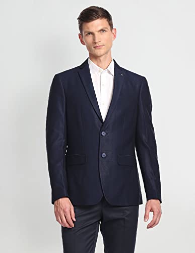 Image of Arrow Men Notch Lapel Collar Windowpane Check Blazer