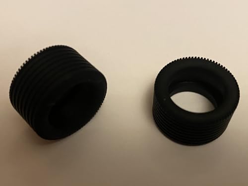 SSC Super Grip Replacement Car Tyres/Tires Set Accessory - 11mm Wide, Compatible With SCX Rally Cars Ferrari GTO, BMW M1, Lancia 037