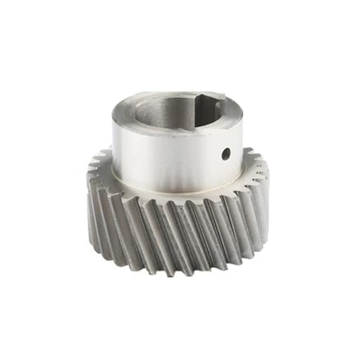 Bevel Gear, Industrial Machinery Pinion 1pc Engraving Machine Left Spiral Gear 1.25 30 Teeth Hole Diameter 20mm Fine Freestanding Wheels for Planetary Reducer CNC Parts (Color