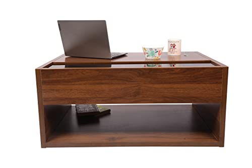 Image of Coffee Table Lift up in Walnut (Columbian Walnut)