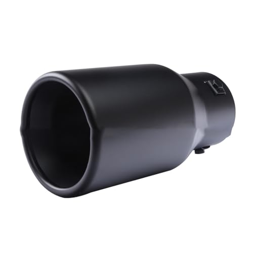 Exhaust Tip for Suzuki Ertiga 2012-2024, Exhaust Pipe Muffler Tailpipe Automotive Decorative Exhaust Pipe Car Accessories,Black/Flat 63mm-89mm