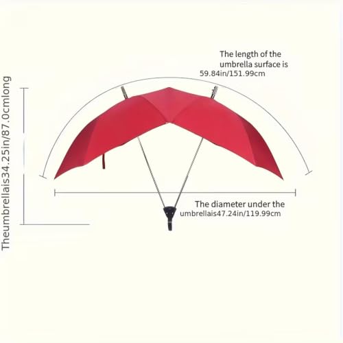 Parapluie double coupe-vent imperméable et accessoire voyage robuste - 2