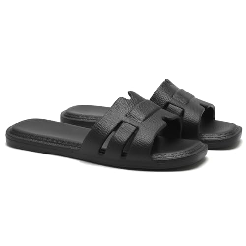 Slides for Women Comfortable Open Toe Shower Slippers Waterproof Slide Sandals Indoor and Outdoor3