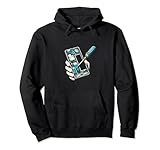Schraubendreher und Handy Reparatur Bastler DIY Werkstatt Pullover Hoodie