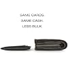 Andar Leather Slim Wallet, Minimalist Front Pocket RFID Blocking Card Holder Made of Full Grain Leather - The Scout (Black)