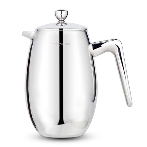 Easyworkz Nando French Press 23 oz Double Wall Insulated Thermal Coffee Maker