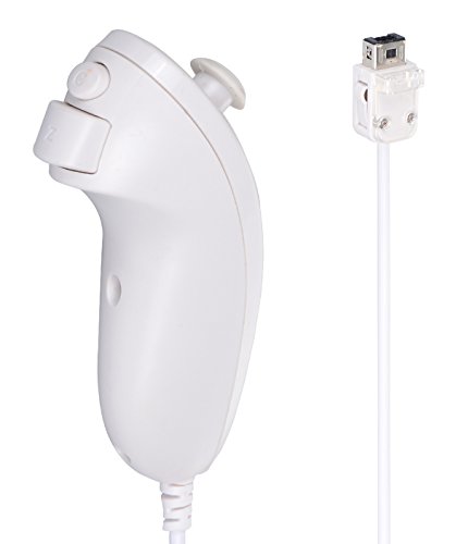 MTK   Mando Tipo Nunchuk, Color Blanco (Nintendo Wii U)