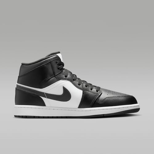 Air Jordan 1 Mid Men's Shoes (DQ8426-010, Black/Summit White/Off Noir) Size 9.53