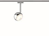 Paulmann Capsule II Hochvolt-Schienensystem-Leuchte URail LED fest eingebaut 6W LED Chrom (matt)