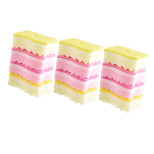 12 Pièces Non Rayé Chiffon à Vaisselle Éponge Brosse De Nettoyage De Baignoire Tampon à Récurer De Cuisine Tampon De Cuvette De Lavage Cuisine Gommage Propre Lingettes Humides