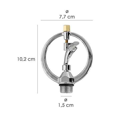 Rotating Aluminum Sprinkler, Multicoloured - Image 2