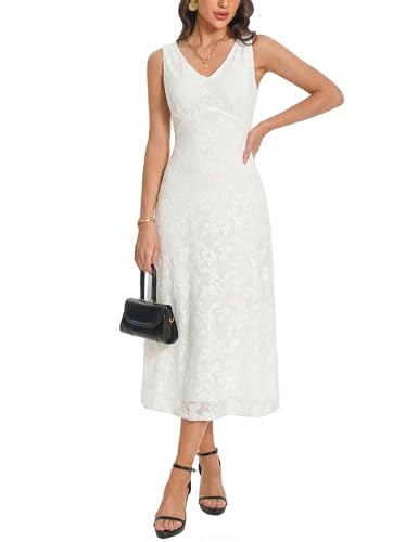 Image of Floral Maxi Dresses for Women Summer Semi Formal Long Mesh Dress | Womens Sleeveless V Neck Bodycon Elegant Casual Wedding Guest Cocktail Party Dress Date Night Outfits Spring Trendy 2026