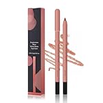 KISSIO Lip Liner,Creamy Lip Pencil,Long Lasting Lip Liner with Sharpener,Matte Finish,Smooth and Soft,Non-Dry,Easy to Use,Cruelty free,0.02 oz,02 Untamable