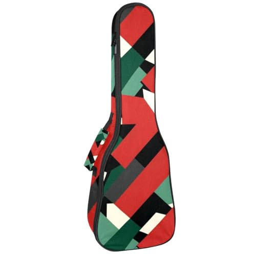 Buckstein Housse de transport pour ukulélé avec sangle réglable Motif coloré - Les Beatles, Paul McCartney, John Lennon, RIngo Starr, George Harrison Buckstein Housse de transport pour ukulélé avec sangle réglable Motif coloré