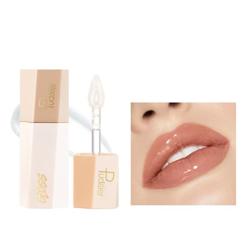 Image of Matte Liquid Red Lipstick for Women, Long Lasting Red Highly Pigmented Creamy Matte Lip Gloss,Rich Colour Formula with Vitamin E & Rose Oil, Waterproof, Vegan (14, Liquid lip gloss)