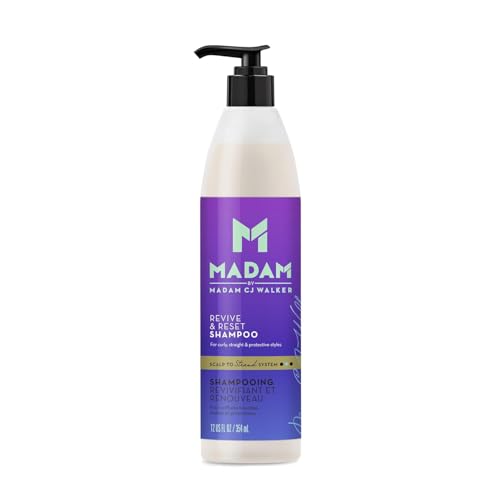 MADAM C.J. Walker Revive & Reset Shampoo Scalp to Strand System Stronger Hair 12 Fl. Oz.