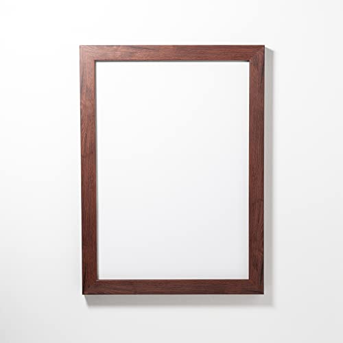 FRAME SHIROYAMA 275 額縁 エアフレーム 樹脂 シンプル インテリア ポスター 写真 絵 フレーム (A3, クルミ) パネル 額 ブラウン