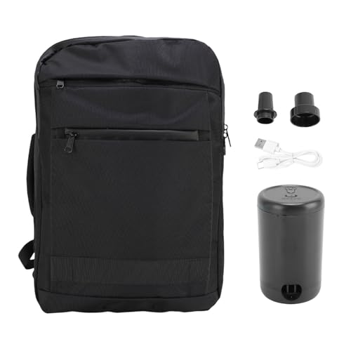 Mumusuki Mochila de Vacío con Bomba, Airbag a Prueba de Lluvia a Prueba de Airbata Anti -robo Expandible para Expansión de Sellado de Vacío Mochila de Viaje para Paraguas de Teléfono