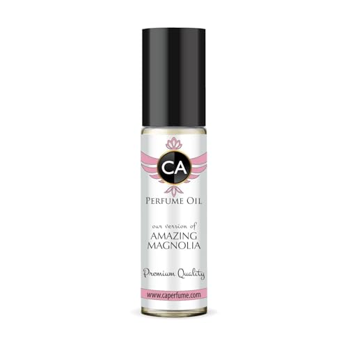 CA Perfume Originals Amazing Magnolia for Women Fragrance Oil Floral Fruity Scent Long Lasting Perfumes for Women Travel Size TSA Ready Mini Parfum Body Oil Roll-on 0.33 Fl Oz 10ml