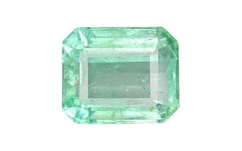 ARPITA GEMS - Pierre de panna zambienne certifiée de 7,50 carats avec la meilleure qualité émeraude panna A1+ astrologique lâche de qualité (approbation de la qualité du bâton), cristal de pierres,