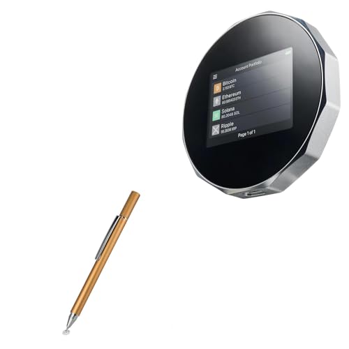BoxWave Stylus Pen Compatible with SecuX V20 - FineTouch Capacitive Stylus, Super Precise Stylus Pen - Champagne Gold