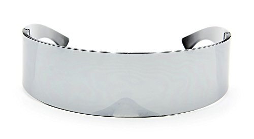 Futuristic Shield Sunglasses Monoblock Cyclops 100% UV400