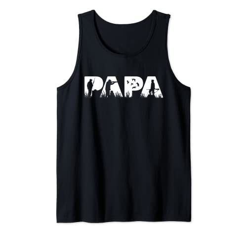 Camiseta de Papá Cazador de Patos, Papá Divertido Cazador de Camiseta sin Mangas