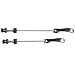 Sunrise Bike Quick Release Lightest Steel Black Skewers for Road Bike