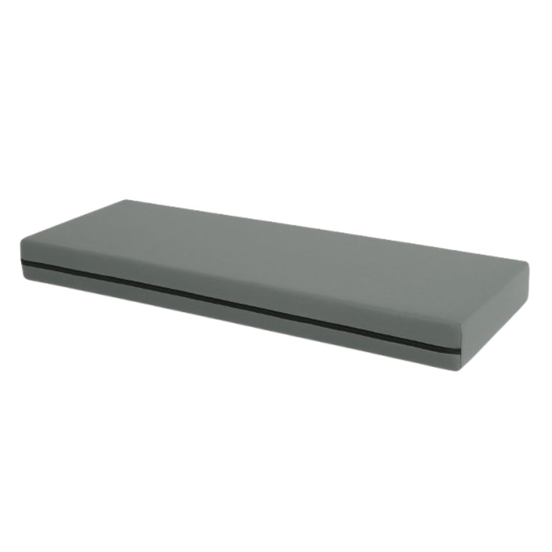 Nod Off Garden Seat Cushions and Bench Pads Outdoor Waterproof Chair Cushions for Patio and Furniture Comfortable Replacement Seat Pads for Garden Chairs and Benches (Grey, 108cm x 45cm x 6cm) — image 1