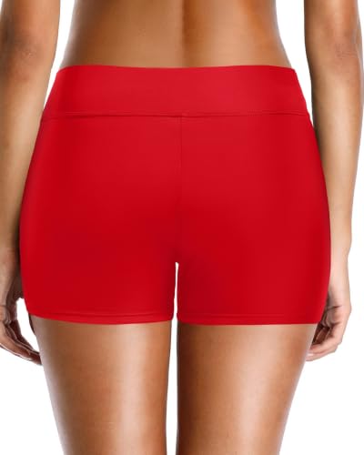 Image of Womens V Cross Swim Shorts Tummy Control Bottoms (Available in Plus)