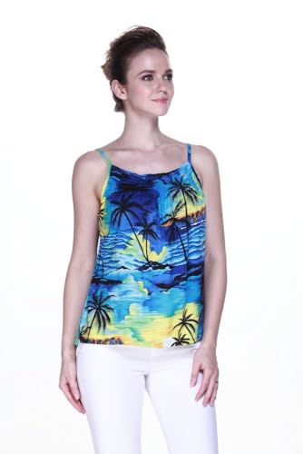 Image of Hawaii Hangover Family Matching Hawaiian Clothes, Sunset Blue | Family matching Hawaiian outfits, Sunset Blue, lightweight rayon, machine washable, tropical print, luaus, cruises