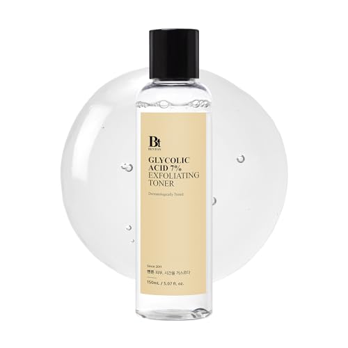 Benton Glycolic Acid 7% Exfoliating Toner with Niacinamide - Gentle AHA Toner for Brighter Skin &...