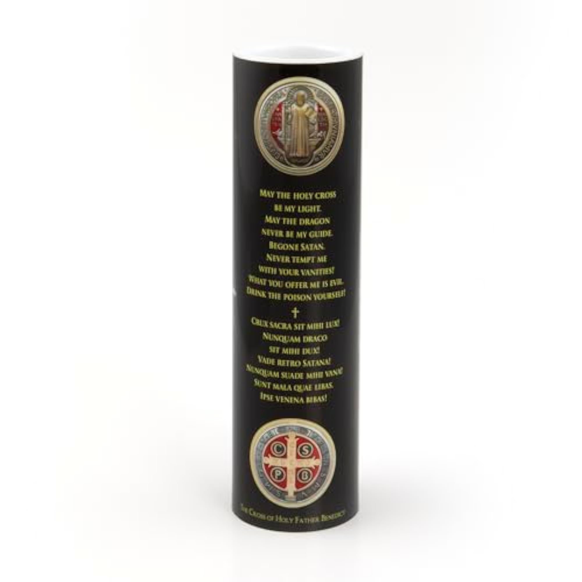 St. Benedict LED Devotional Prayer Candle Gift